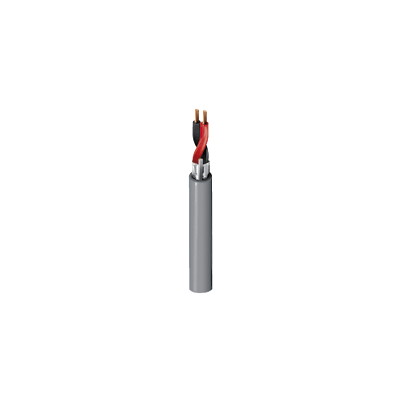 Cable Multipropósito para Alarma / 2x16 AWG / Blindado / CMR Riser / 305 m (1000 ft) / Gris