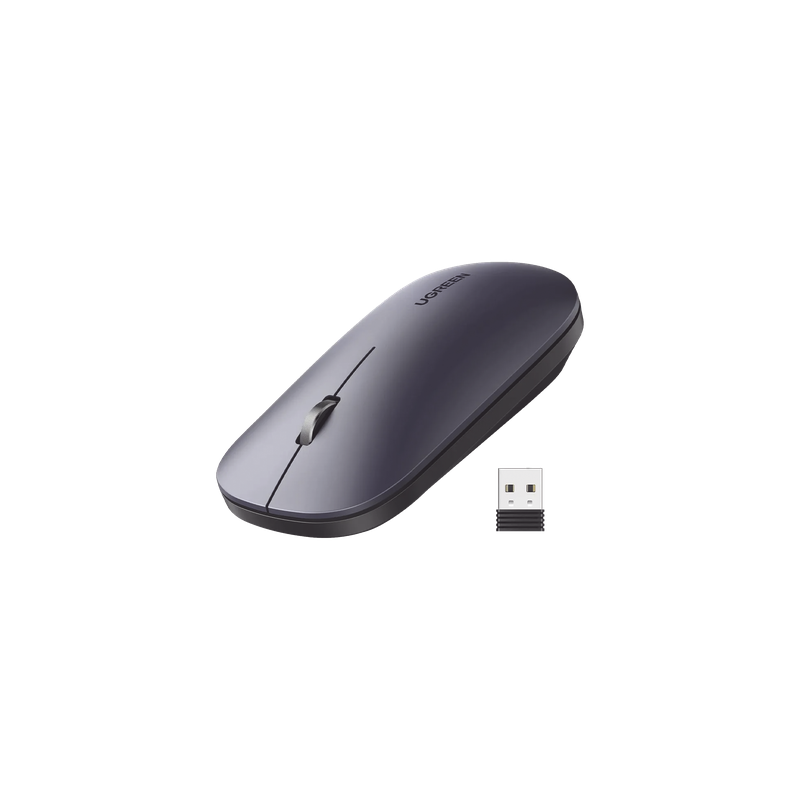Mouse Inalámbrico UGREEN 2.4GHz DPI Ajustable Negro