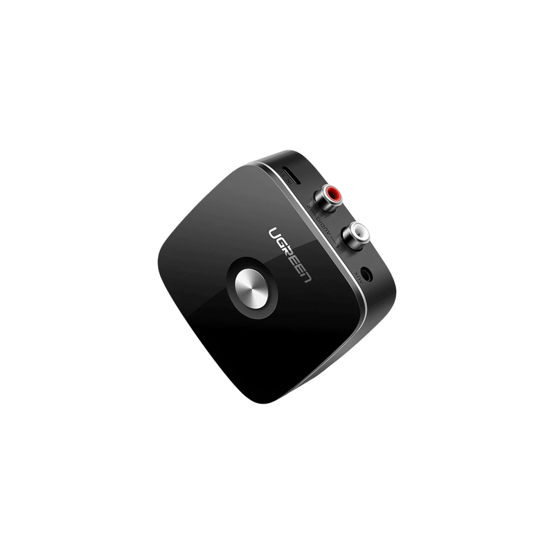 Receptor de Audio Bluetooth / Bluetooth 5.0 con EDR / Salida Dual 3.5mm y RCA / Alcance 10 m (32.8 ft) / 8 Horas de Batería / Reconexión Automática