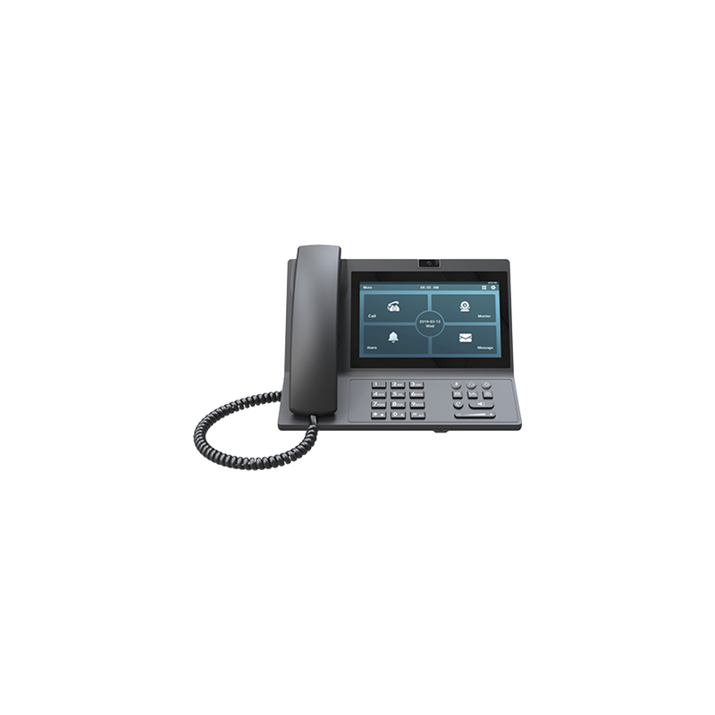 Estación de Guardia IP / Pantalla Táctil 7 Pulgadas / Resolución 1024x600 / Cámara 2 Megapixel / Wi-Fi / PoE / Bluetooth / HDMI / USB-C / Android 9.0