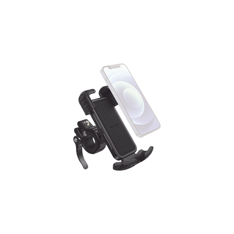 Soporte para Celular / Manillar de Motocicleta o Bicicleta / Anti Vibración / Rotación 360° / Liberación Rápida / Manillar 0.6'' a 1.75''