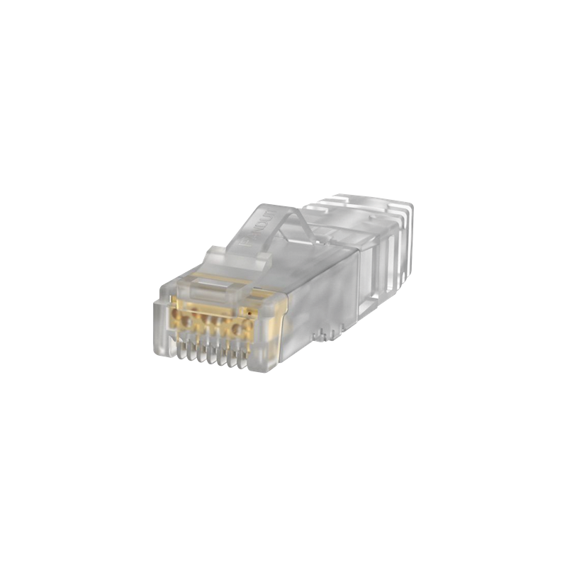 Plug RJ45 / Cat6A / UTP / 26 AWG / 50μin Oro / 100 Piezas