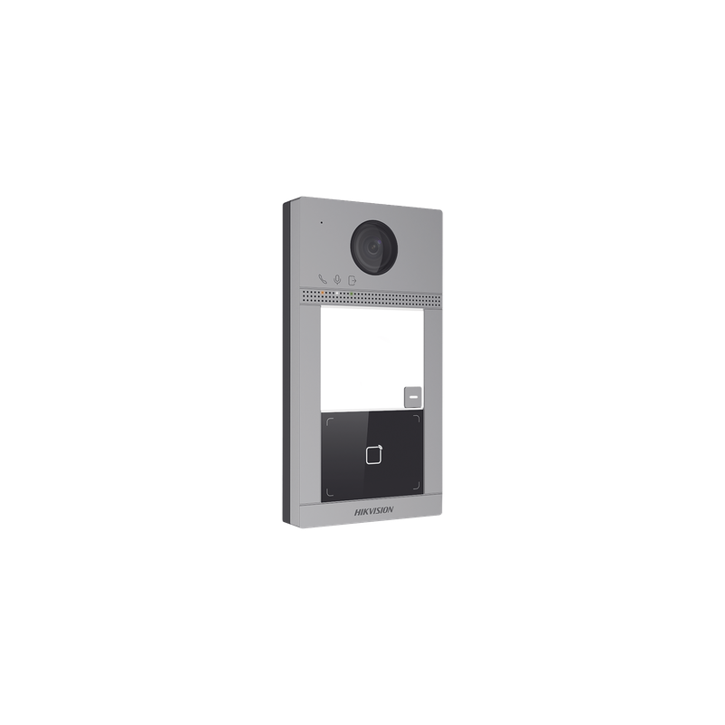 Videoportero IP / 2 Megapixel / PoE / IP65 + IK08 / 1 Departamento / Lector Mifare / 2 Puertas / 6 Monitores / Visión Nocturna IR 3m / Ángulo 129°