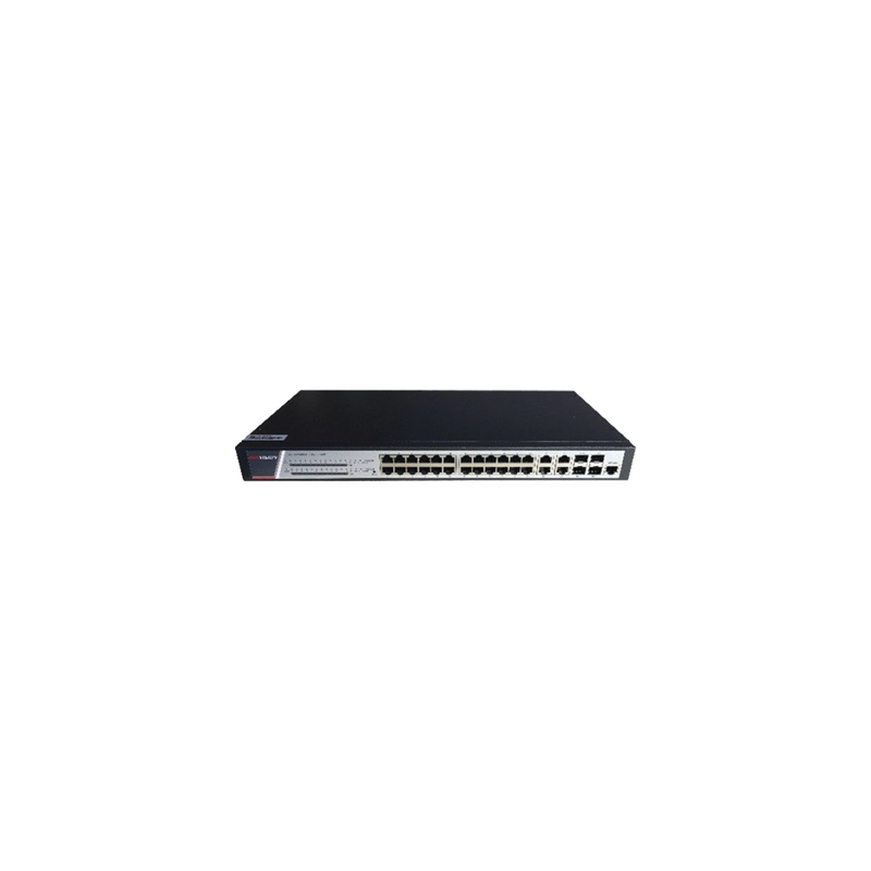 Switch Gigabit PoE+ Administrable Hikvision 24 Puertos 370W