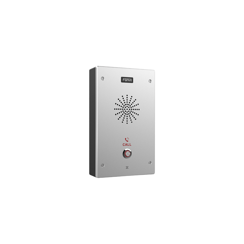 Intercomunicador IP / 2 Líneas SIP / PoE / IP65 / IK10 / Altavoz 3 W / 2 Relevadores 12V DC / Anti-Vandálico