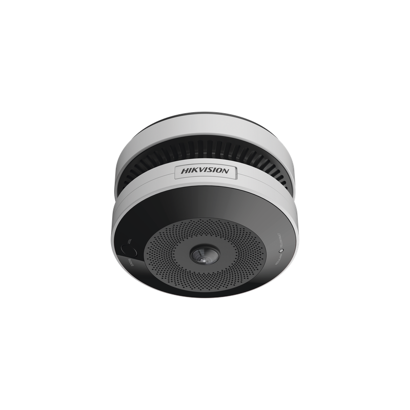 Cámara Fisheye IP 4MP con Detector de Humo Hikvision