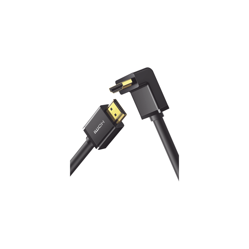 Cable HDMI UGREEN 2.0 Angulo 90° 2m 4K HDR 18Gbps