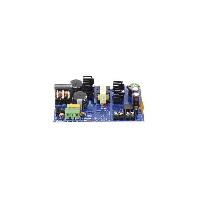 Fuente de Alimentación Tipo Tarjeta / Salida Seleccionable 12/24 VCC / 6 A / Entrada 115 VCA 50/60 Hz / Protección contra Sobretensión y Cortocircuito