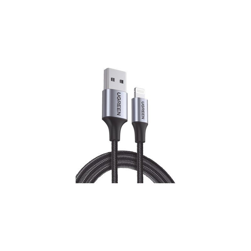 Cable USB-A a Lightning UGREEN MFi Certificado 1 Metro