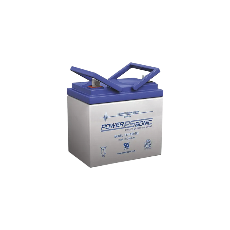 Batería de Respaldo AGM/VRLA / 12V / 33 Ah / Terminales NB3 / 5 Años Vida Útil / Sellada Libre de Mantenimiento