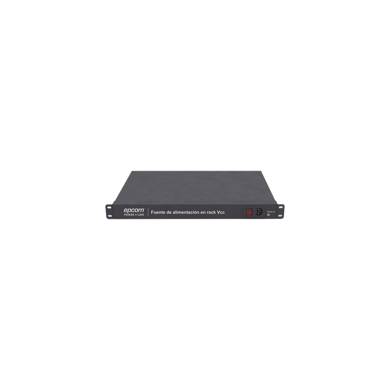 Fuente de Alimentación Rack 19" / 16 Puertos / 12 VDC / 600W / 20A Total / 2.5A por Puerto / Voltaje Regulable con Display