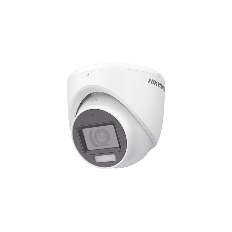 Cámara Turret TURBOHD / 3K 5 Megapixel / Lente 2.8 mm / Gran Angular 104.9° / IR 30 m (98.4 ft) + Luz Blanca 20 m (65.6 ft) / IP67 / Audio Integrado / 4 Tecnologías