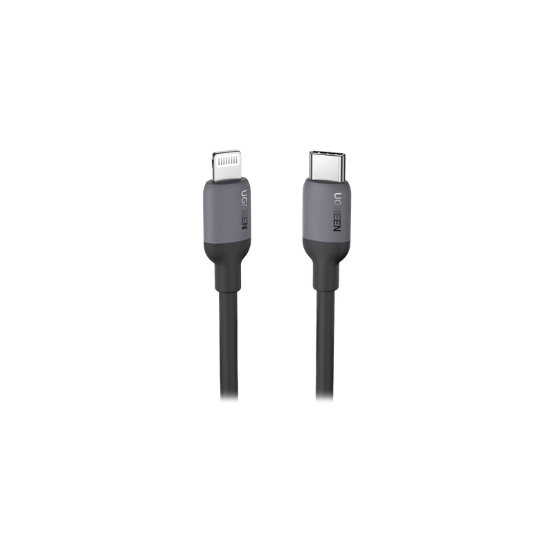 Cable UGREEN USB-C a Lightning MFi 1m PD 20W Negro