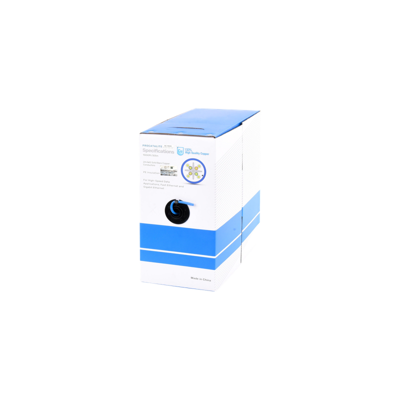 Bobina Cable Cat6 LinkedPro 305m Azul