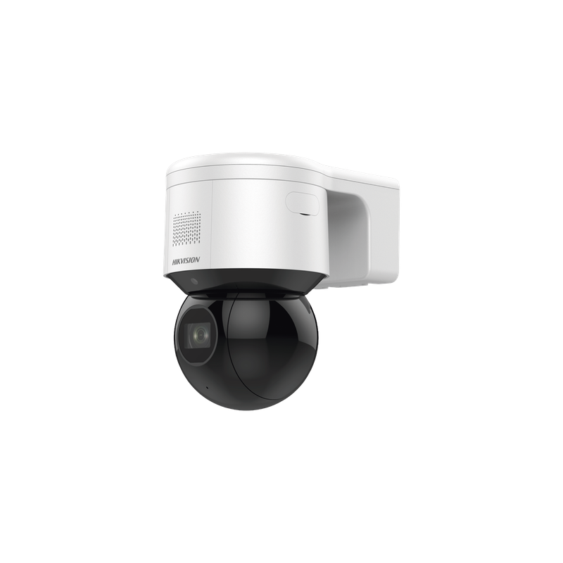 Domo PTZ IP / 4 Megapixel / 4X Zoom Óptico / IR EXIR 50 m (164 ft) / WDR 120 dB / AcuSense / Luz Estroboscópica y Sirena / PoE+ / IP66