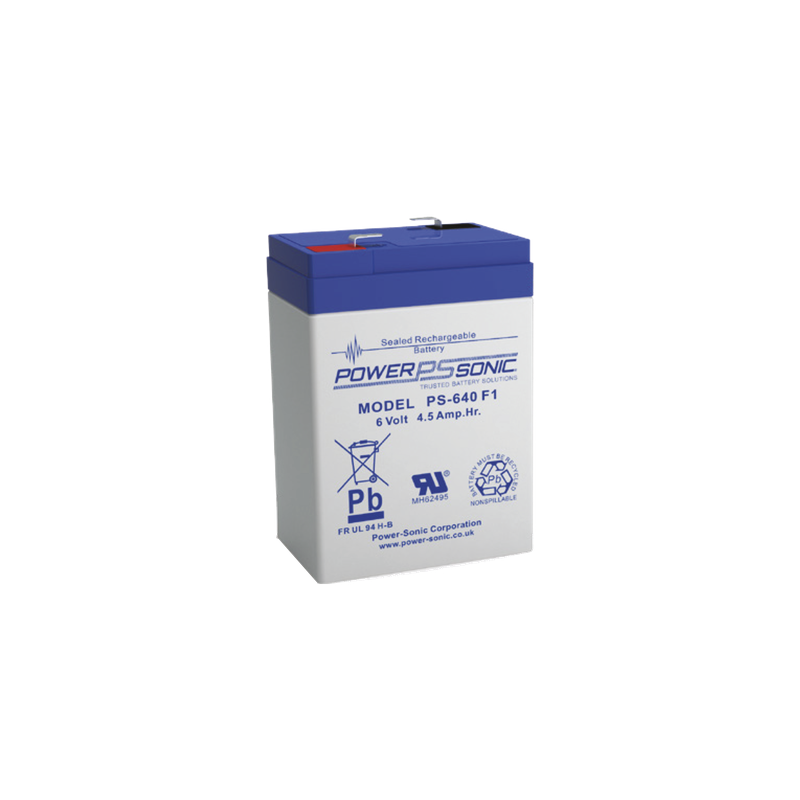 Batería Power Sonic 6V 4.5AH AGM/VRLA para Respaldo