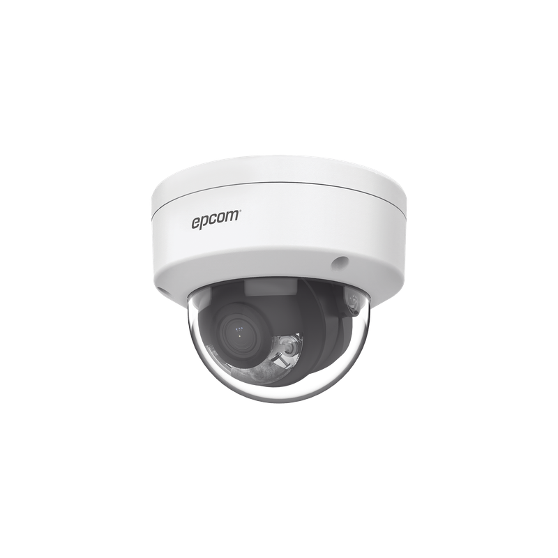 Domo IP / 4 MP / Lente 2.8 mm / ColorVu / AcuSense / PoE / H.265+ / IP67 / IK08 / WDR 120 dB / Luz blanca 30 m (98 ft)
