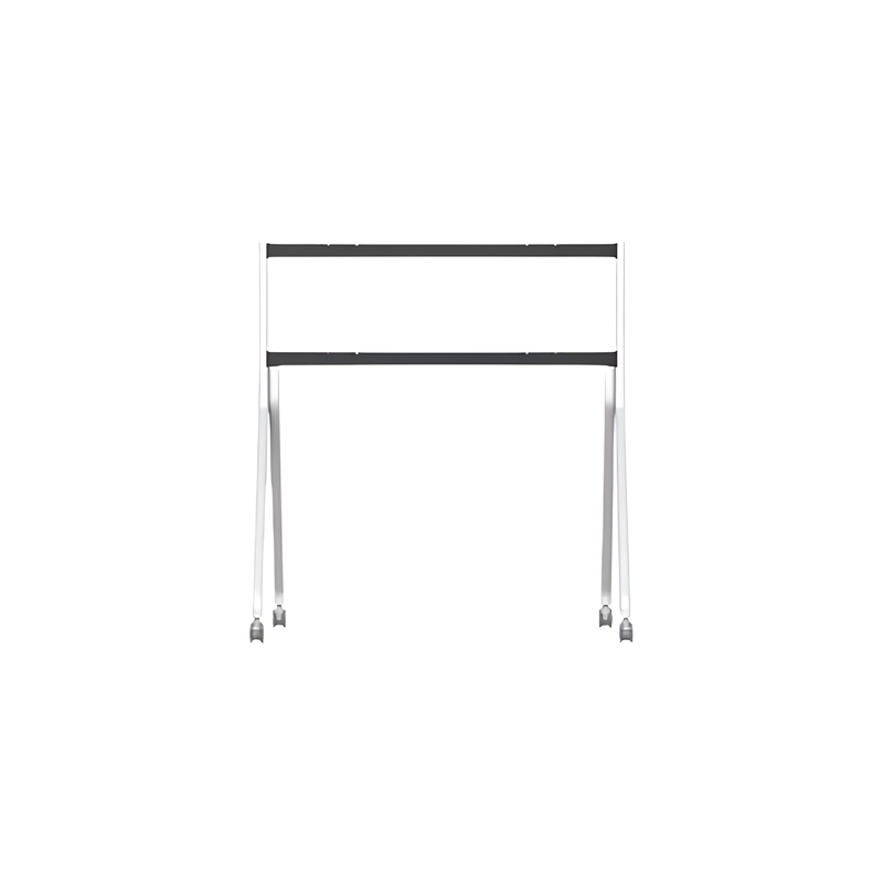 Soporte con ruedas / 95 kg capacidad / 1525x1302x764 mm / 5005x4276x2507 pies / VESA 800x400 y 600x400 / Acero al carbono