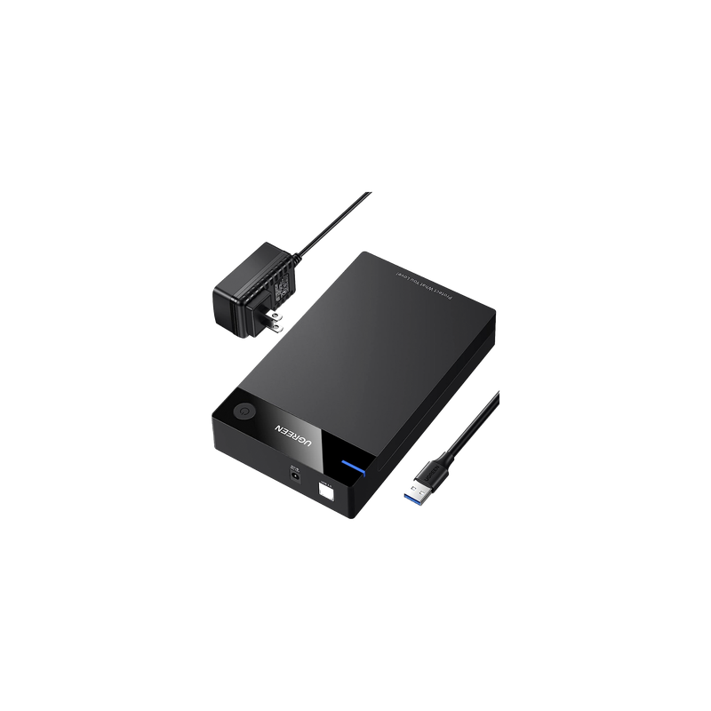 Enclosure para Disco Duro / USB 3.0 con UASP / SATA I/II/III / 3.5" y 2.5" / Hasta 16 TB / Sin Herramientas / Cable 1 m (3.3 ft)