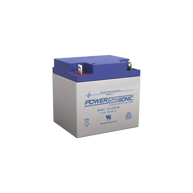 Batería de Respaldo AGM/VRLA / 12V / 28Ah / Vida Útil 5 Años / Terminales NB2 / Certificada UL