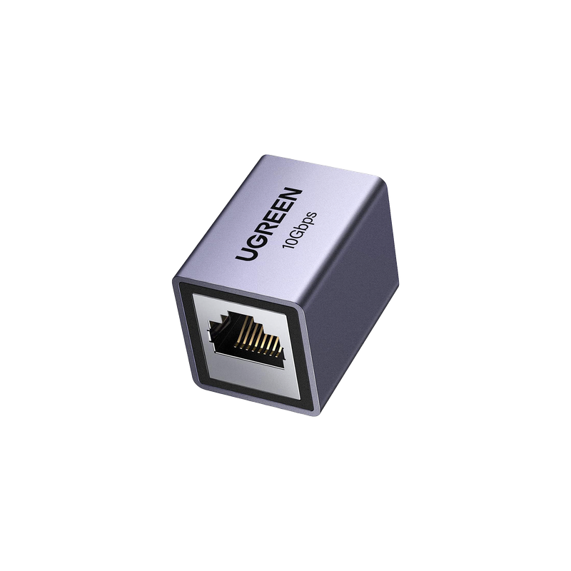 Acoplador RJ45 UGREEN STP 10Gbps Blindado Cat8 Cat7 Cat6