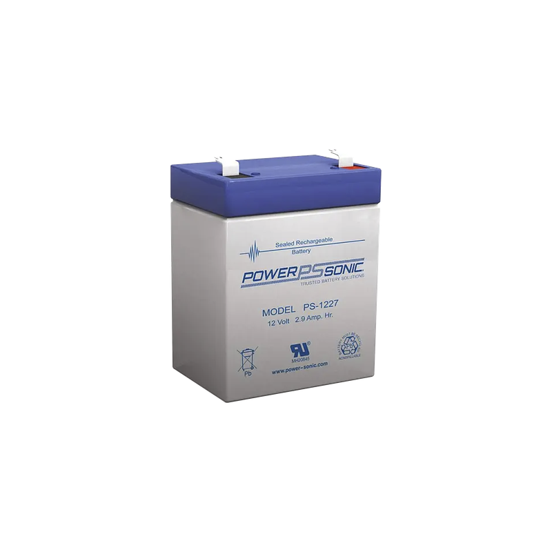 Batería 12V 2.9AH Power Sonic AGM/VRLA