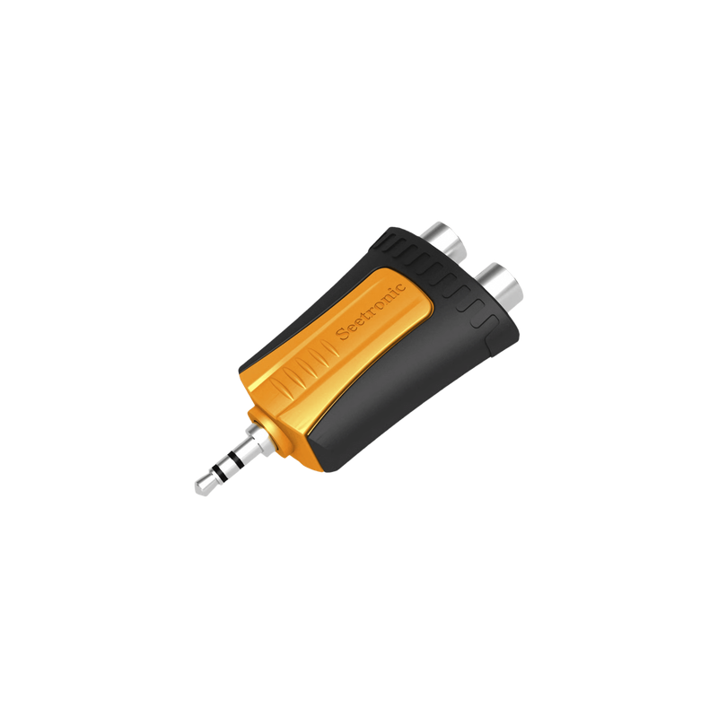 Adaptador Estéreo 3.5mm a 2 RCA Seetronic