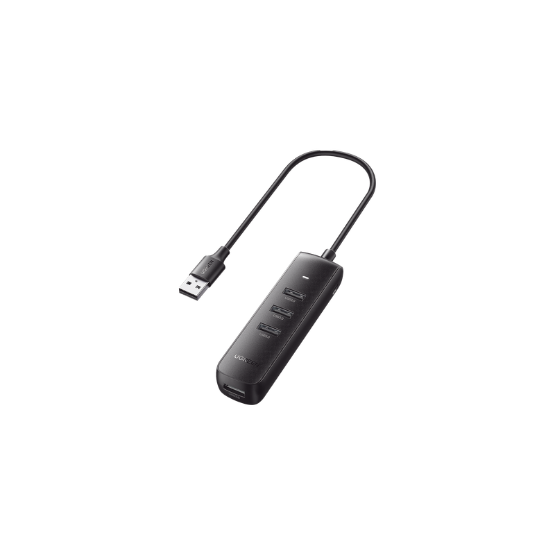 HUB USB-A 3.0 4 en 1 UGREEN con Entrada Alimentación