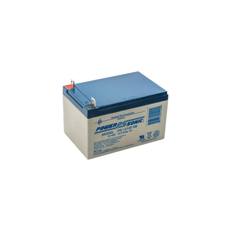 Batería de Respaldo AGM/VRLA / 12V / 12Ah / Terminales NB1 / 5 Años Vida Útil / Sin Mantenimiento / Operación Multiorientación