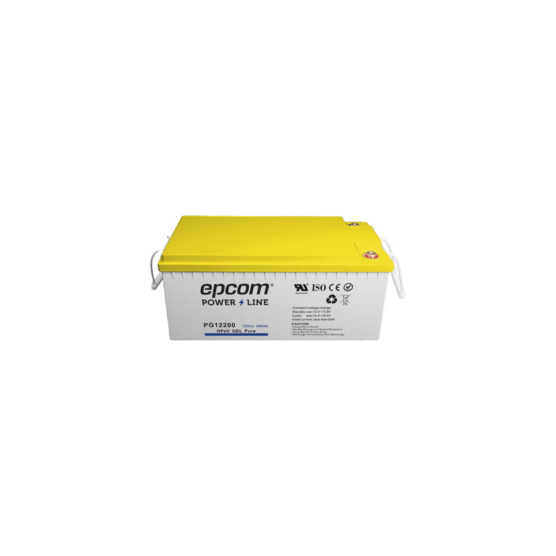 Batería GEL OPzV / 12 Vcc / 200 Ah / Ciclo Profundo / Descarga 500 A / 20 Años Flotación