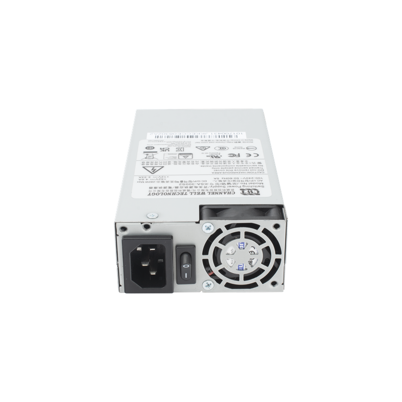 Fuente Interna / Entrada 110-220V / Protección contra Descarga / Diseño sin Tornillería / Compatible con NVRs DS-7716NI-M4/16P y DS-7732NI-M4/16P