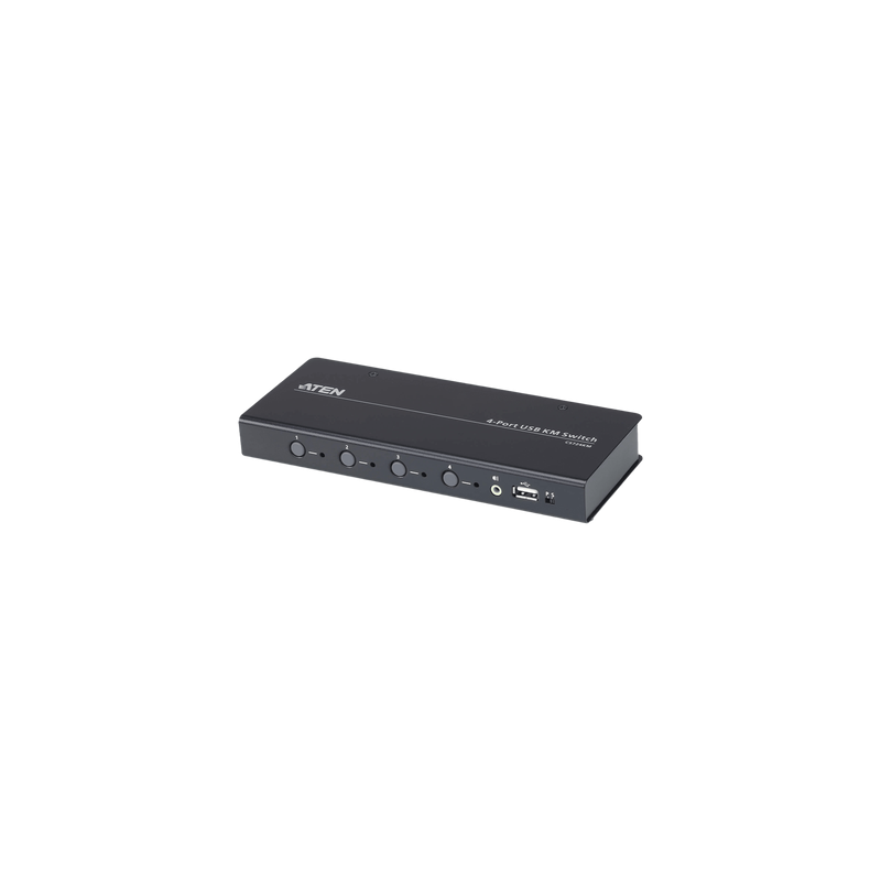 Switch KVM USB 4 Puertos ATEN RS232 Control 4 PCs