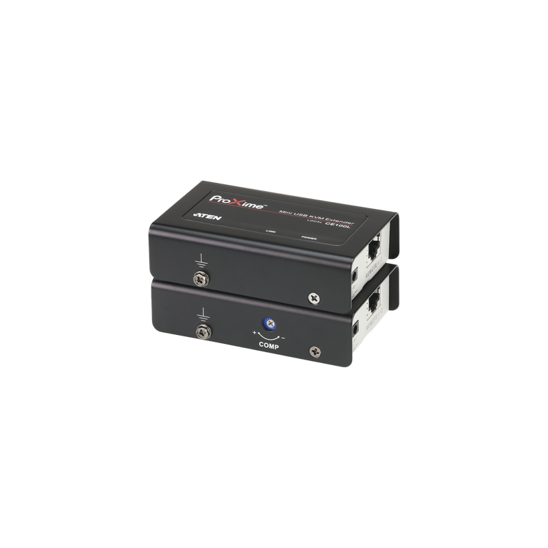 Extensor KVM USB / 1920 x 1200 @ 60 Hz / Hasta 100 m (328 ft) Cat 5e / Protección ESD 8kV/15kV / Ajuste Manual Deskew