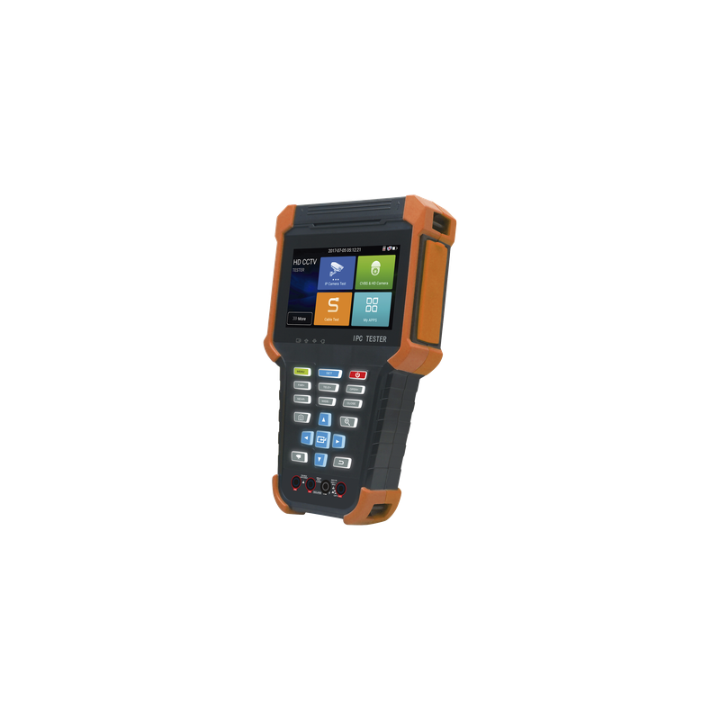 Tester de Video Profesional / Pantalla Táctil IPS 4" / 4K / H.265/H.264 / PoE 48V / Wi-Fi / Multímetro Digital / TDR RJ45 / Batería 4000 mAh