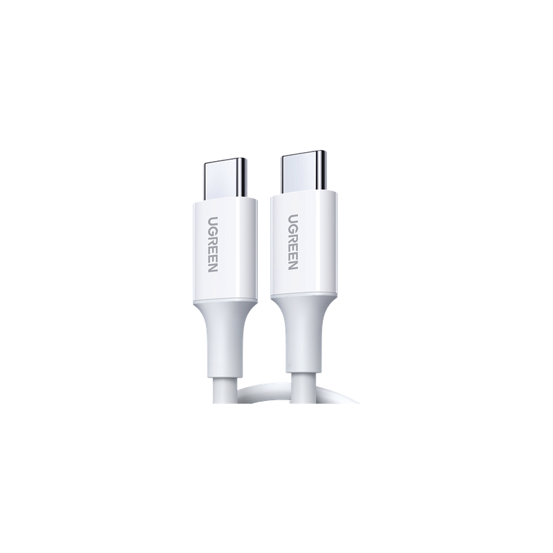 Cable USB-C a USB-C UGREEN 1m 60W Carga Rápida Blanco