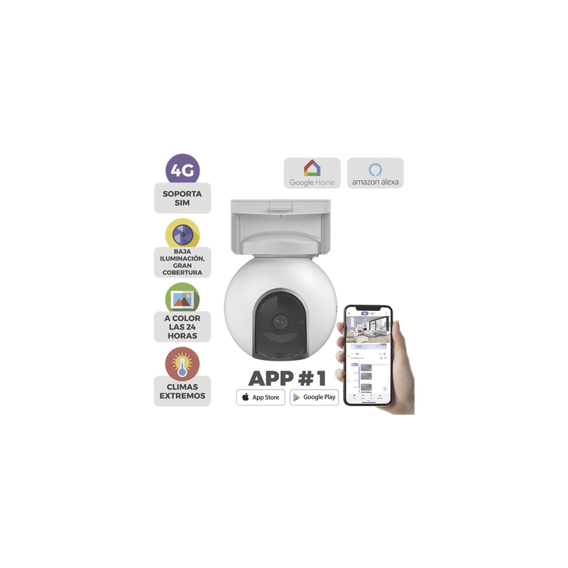 Camara de Batería Recargable 4G