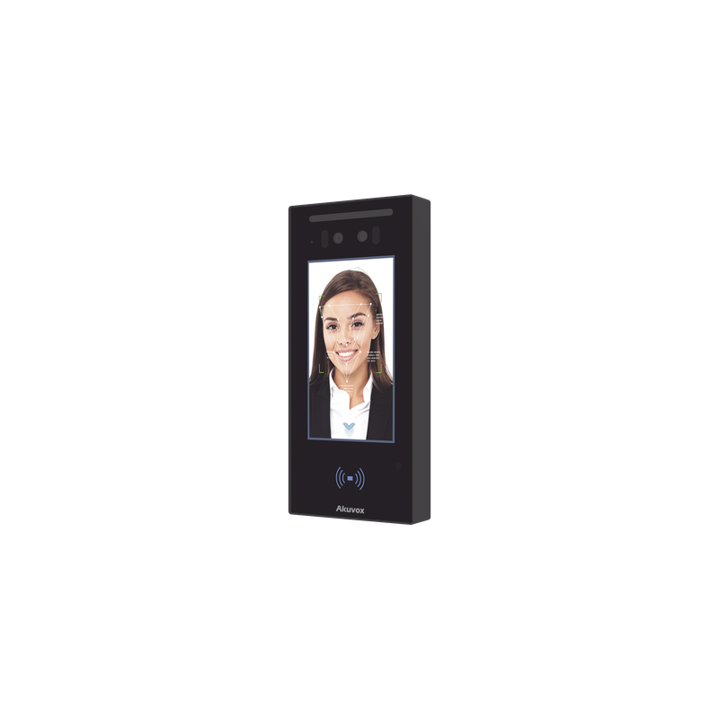 Frente de Calle IP / Pantalla Táctil IPS 5" / Doble Cámara 2 Megapixel / Reconocimiento Facial / Bluetooth y NFC / IP65