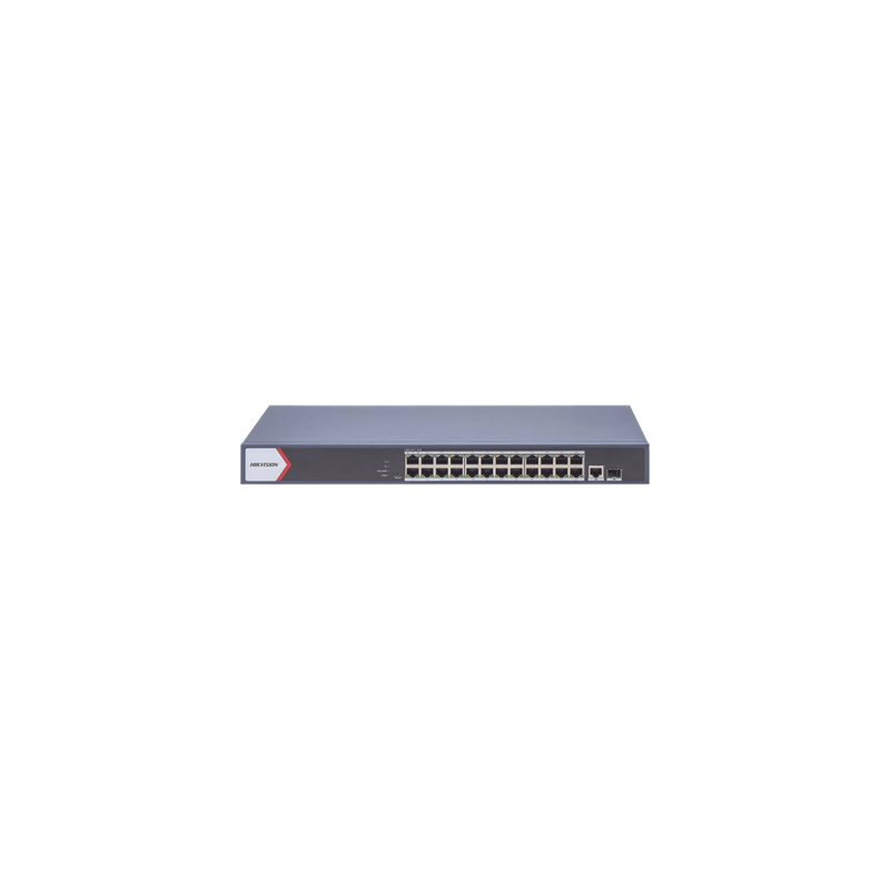 Switch PoE+ 24 Puertos Gigabit Hikvision DS-3E1526P-EI/M