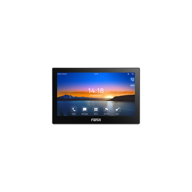 Monitor IP/SIP para Interior / Pantalla Táctil 7 Pulgadas / Video HD 1080p H.264 / Wi-Fi y Ethernet 10/100 Mbps / Control de Acceso Remoto