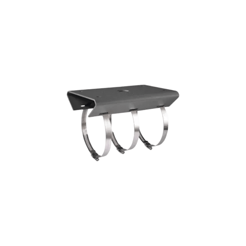 Montaje para Poste Vertical / Diámetro 67-127 mm / Acero Galvanizado SUS304 / 250x127x46 mm / 1.6 kg / Color Plateado