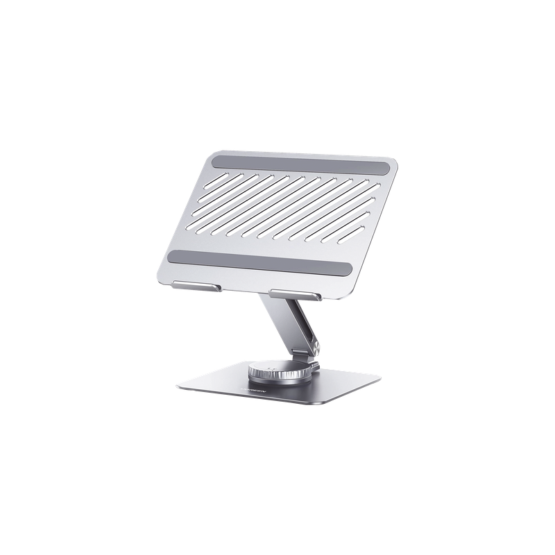 Soporte para Laptop / Giratorio 360° con Bloqueo / Aluminio / Carga 5 kg / 10 a 17.3 Pulgadas / Ajustable y Plegable