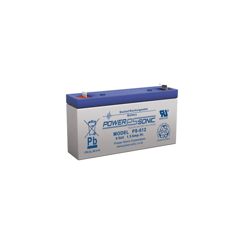 Batería Power Sonic 6V 1.2AH AGM VRLA