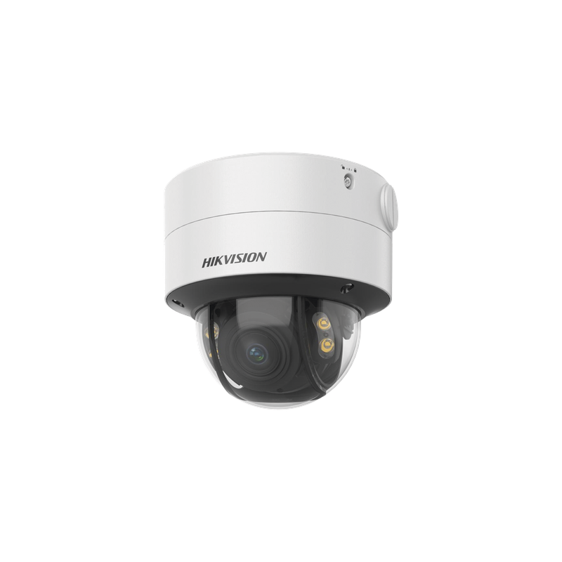 Cámara Domo IP / 4 Megapixel / ColorVu 24/7 / Lente 2.8-12 mm / Luz Blanca 40 m (131.2 ft) / WDR 130 dB / AcuSense / IP67 / IK10