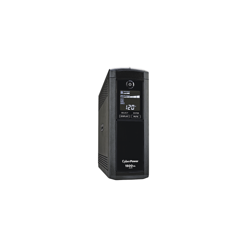 UPS Línea Interactiva / 1500 VA / 900 W / 12 Tomas NEMA 5-15R / 6 con Respaldo / Pantalla LCD / AVR / Supresión 1500 J