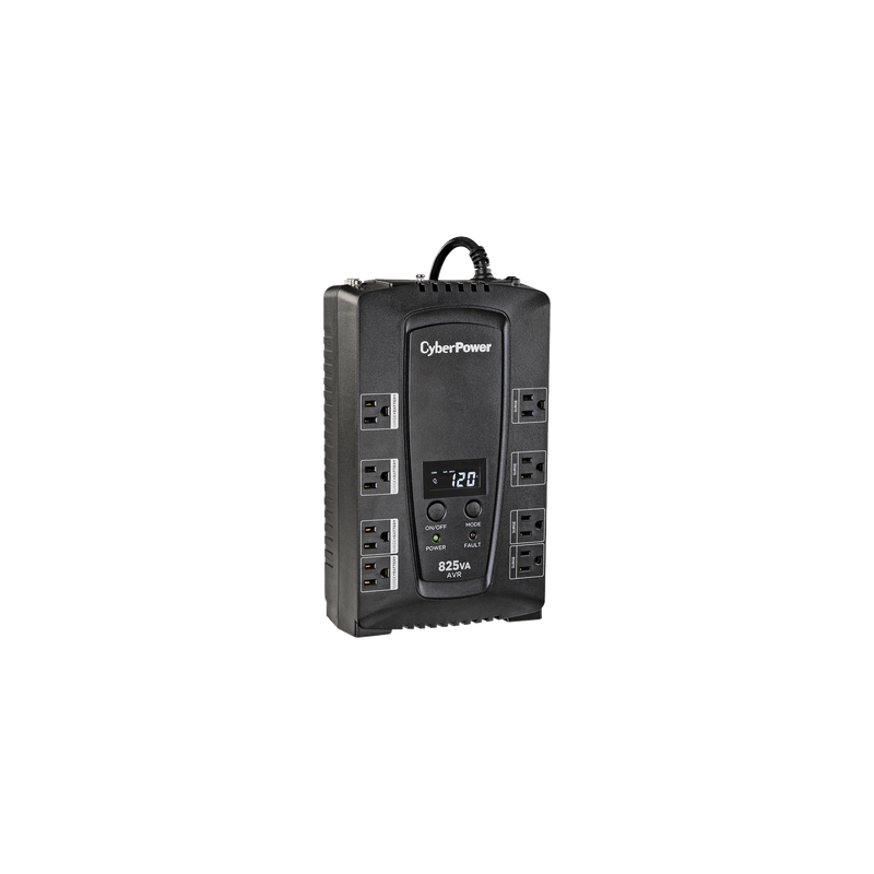 UPS CYBERPOWER 825VA/450W Línea Interactiva 8 Tomas