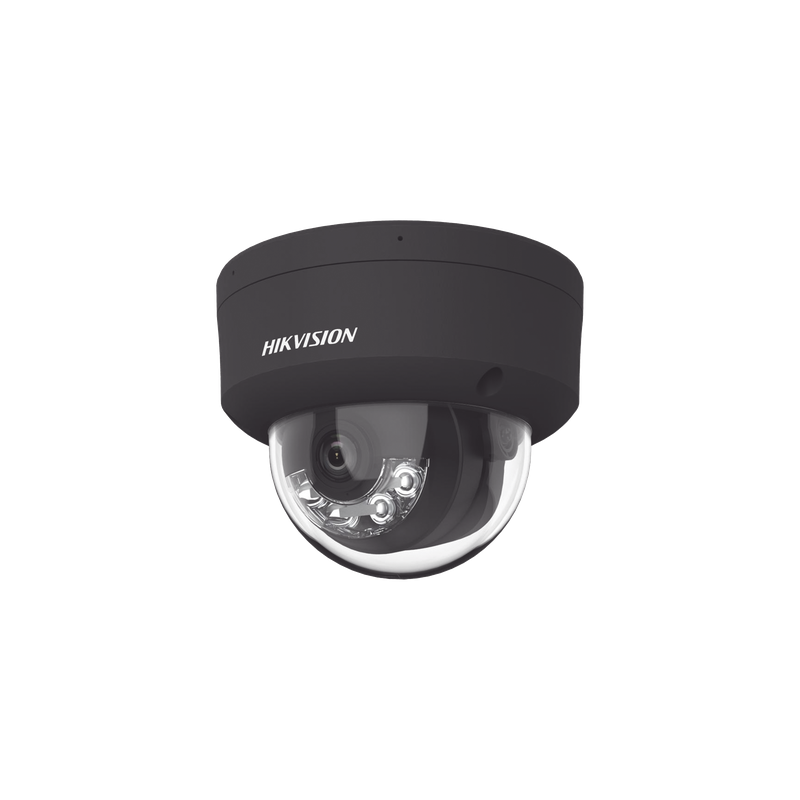 Domo IP 4MP Hikvision AcuSense Dual Light Negro