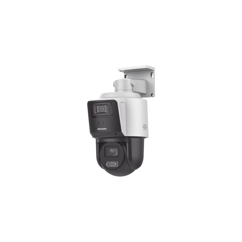 Cámara PTZ IP TandemVu / 4 Megapixel / Zoom Óptico 4X / Dual Light IR 40 m (131.2 ft) + Luz Blanca 30 m (98.4 ft) / WDR 120 dB / AcuSense / Audio Bidireccional / IP66 / PoE+