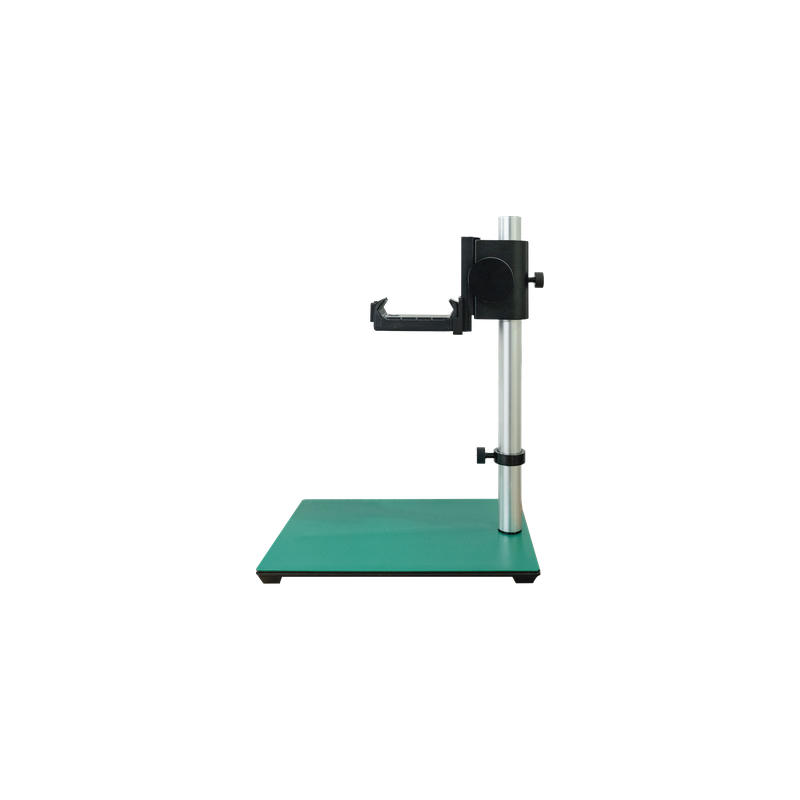 Soporte de Escritorio / Ajuste 20 a 180 mm (0.79 a 7.09 in) / Carga 0.4 kg (0.88 lb) / Pinza 58 a 100 mm (2.28 a 3.94 in) / Aleación de Aluminio / Compatible Series Pocket y Mini