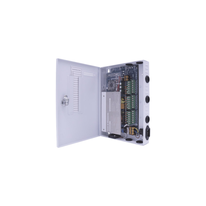 Fuente de Alimentación Multicanal / 18 Canales / 30 A Total / 1.85 A por Salida / Voltaje Ajustable 11-15 VDC / 200 W / Operación -20°C a 70°C