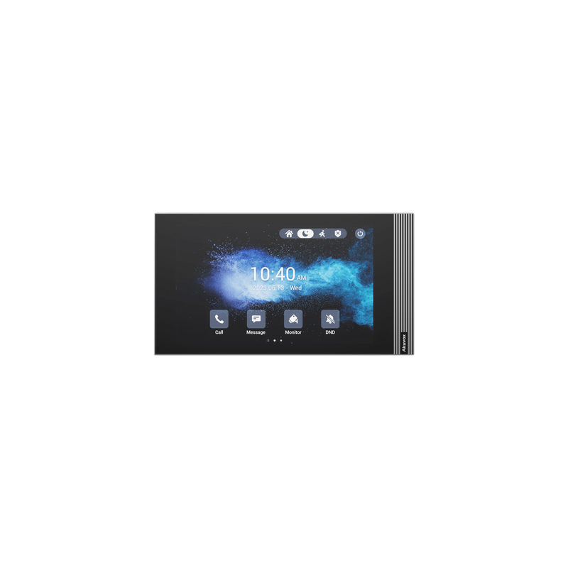 Monitor Interior IP / Pantalla Táctil 7 Pulgadas / Wi-Fi 6 / PoE / SIP 2.0 / 8 Entradas de Alarma / Montaje Horizontal o Vertical